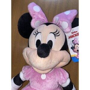 Just Play Disney Junior Minnie Mouse Plush Toy 17" w/ Tag Mickey Mouse Clubhouse